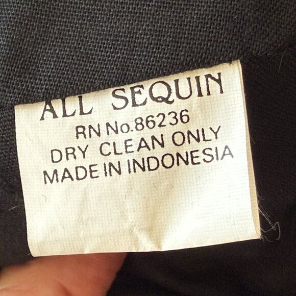 Vintage Sequin Baseball Cap Mosaic Colorful Hat 80s 90s - Picture 9 of 10